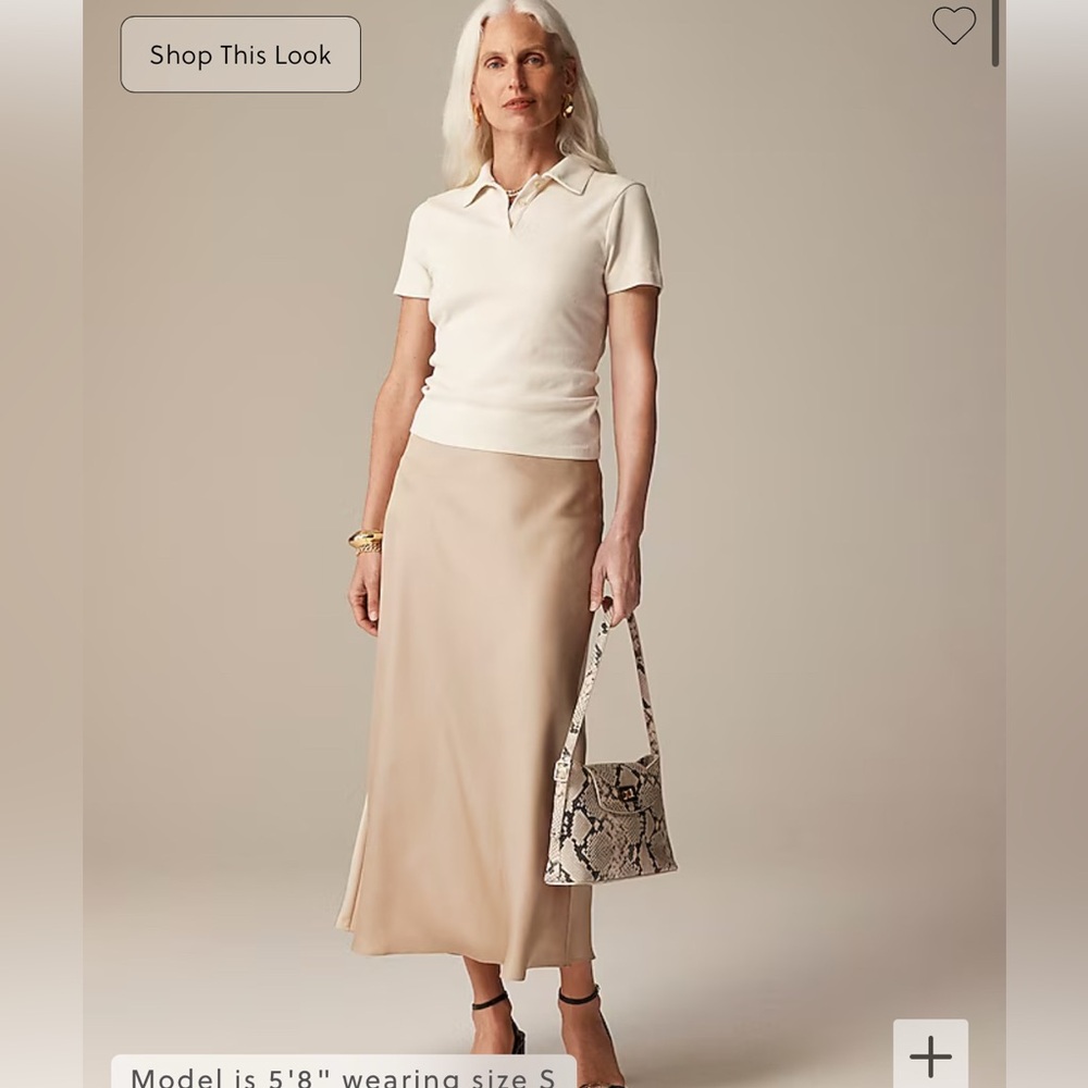 NWT J Crew slip skirt
